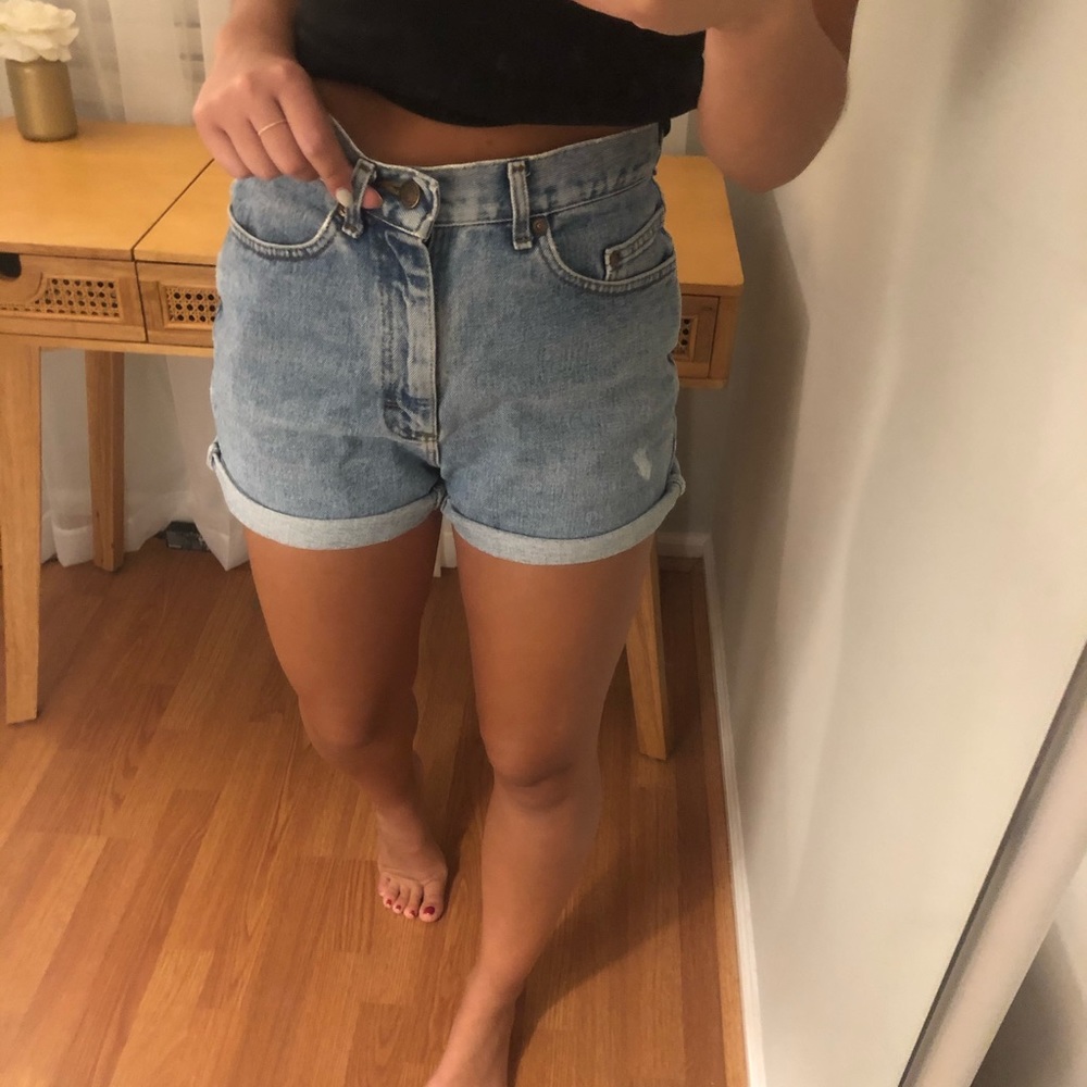 Lee High Waisted Jean shorts